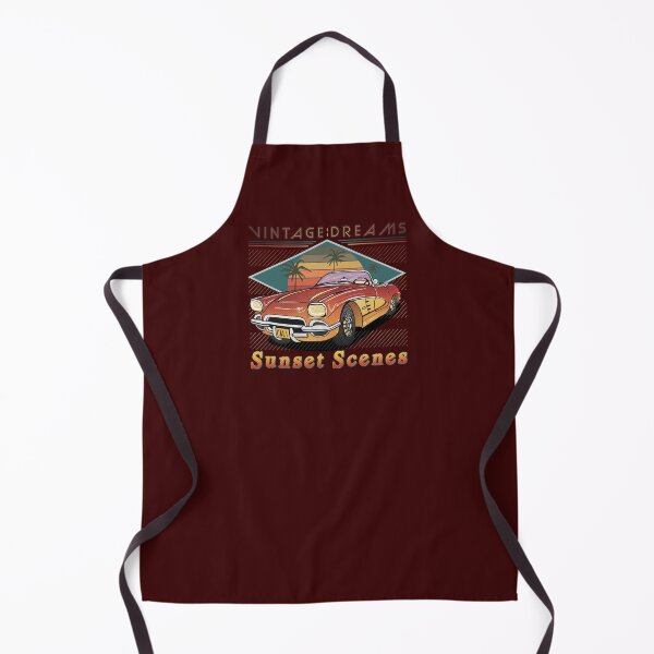 Item preview, vintage style car and sunset illustration designed and sold by hayrpictures.