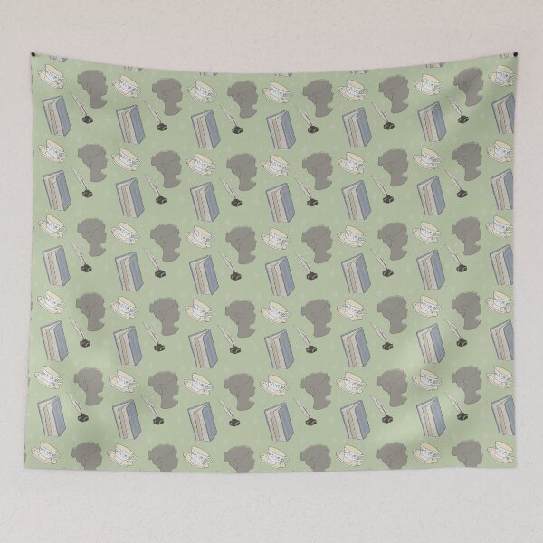 Item preview, Jane Austen Inspired Pattern designed and sold by WilfredsWords.