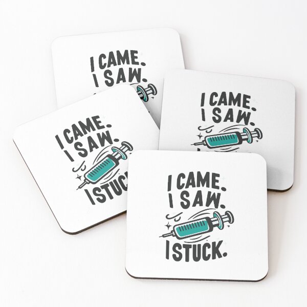 Item preview, I Came. I Saw. I Stuck. – Funny Phlebotomy Quote Tee designed and sold by denissmartin2020 ..