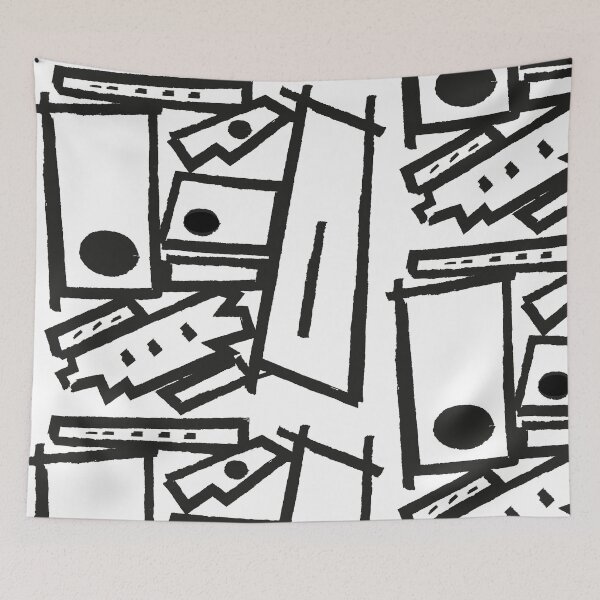 Item preview, Black and White Collage – Urban Fragments designed and sold by pinovolpino.