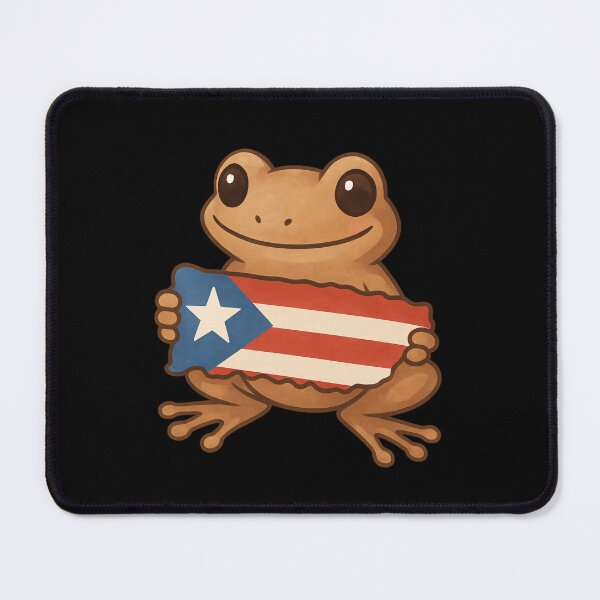 Item preview, Coqui Frog Holding Puerto Rico Map designed and sold by Liomal.