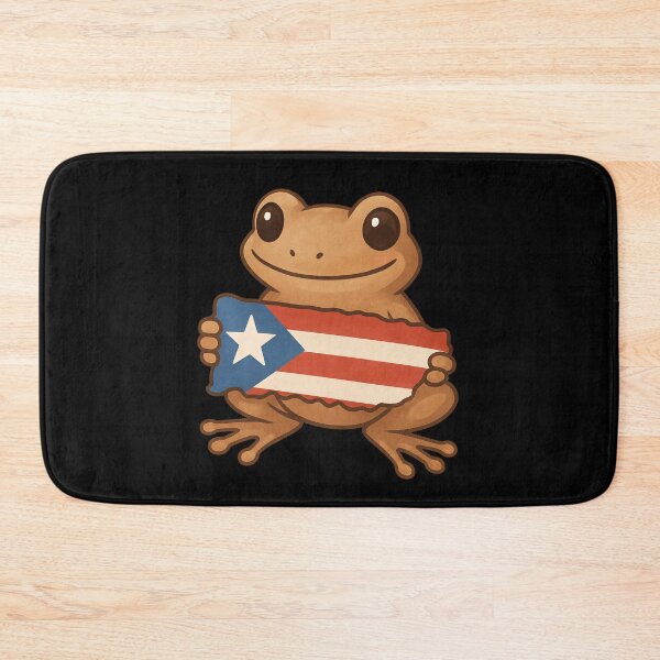 Item preview, Coqui Frog Holding Puerto Rico Map designed and sold by Liomal.