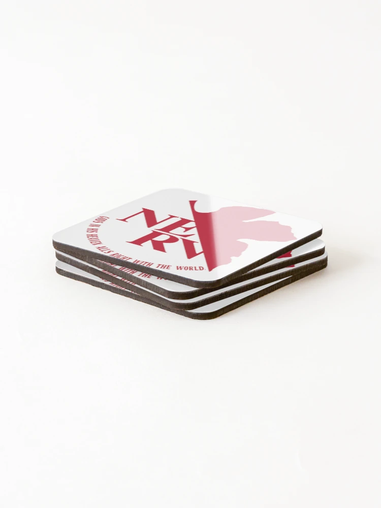 Thumbnail 4 of 5, Coasters (Set of 4), NERV designed and sold by Sakuga Drip.
