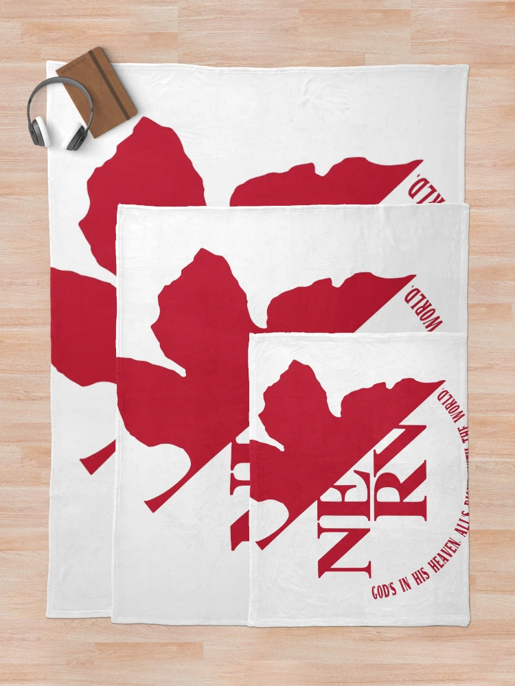 Thumbnail 5 of 6, Throw Blanket, NERV designed and sold by Sakuga Drip.