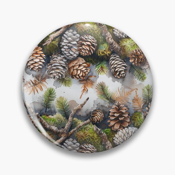 Item preview, Woodland Pinecone Serenity designed and sold by NTGUILTY.