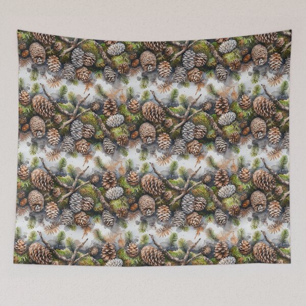 Item preview, Woodland Pinecone Serenity designed and sold by NTGUILTY.