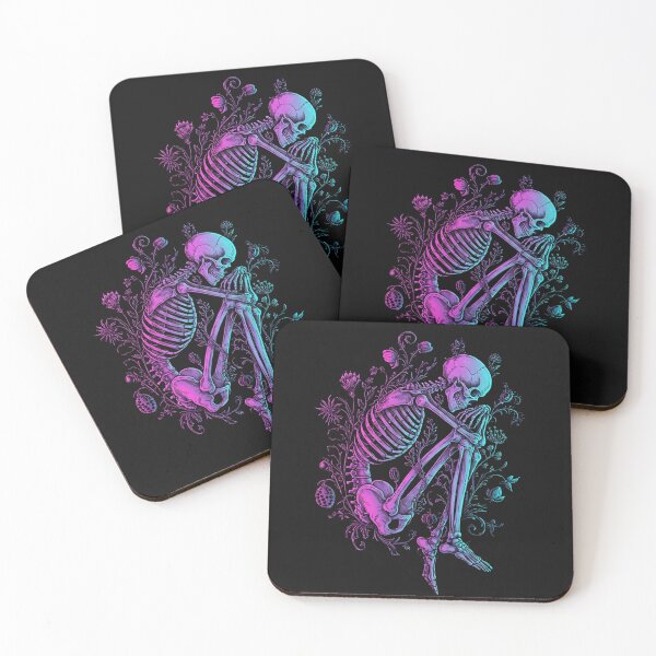 Item preview, Floral Skeleton in Neon Glow designed and sold by PixCthulhu.
