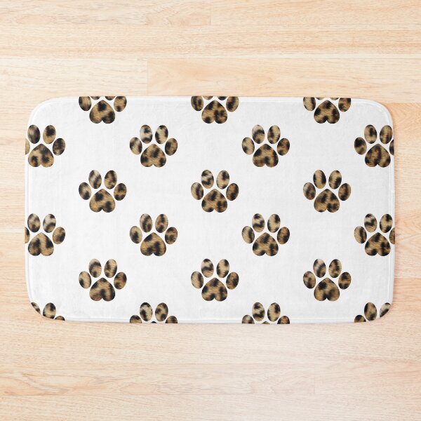 Item preview, Leopard print paw print pattern | Dog Lover | Gift for dog Owner designed and sold by Lindsay Marie Patterns.