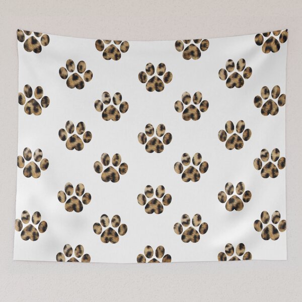 Item preview, Leopard print paw print pattern | Dog Lover | Gift for dog Owner designed and sold by Lindsay Marie Patterns.
