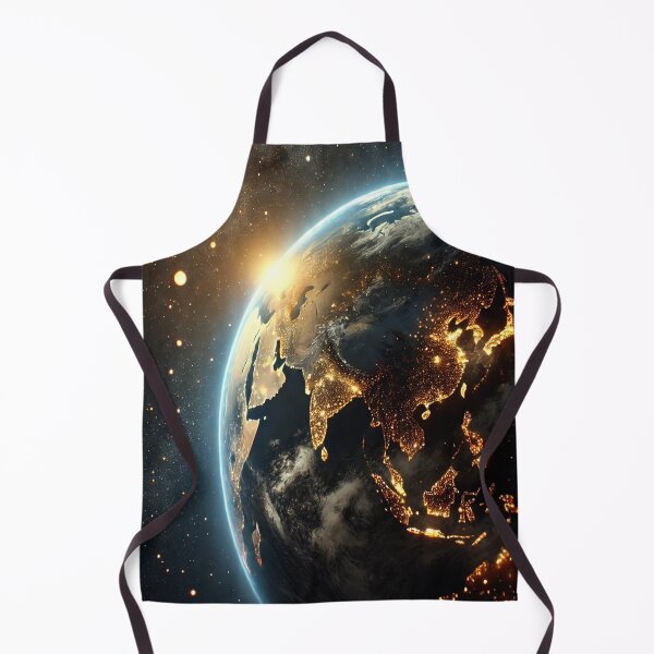 Item preview, Earth at Night – Cosmic View designed and sold by GalenaDeco.