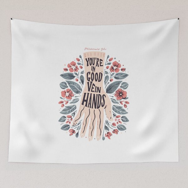 Item preview, You’re in Vein Good Hands – Phlebotomy Joke Tee designed and sold by denissmartin2020 ..