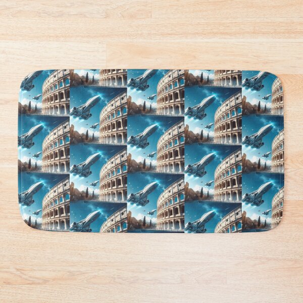 Item preview, Spaceships passing over the Colosseum designed and sold by Dogandesighn.