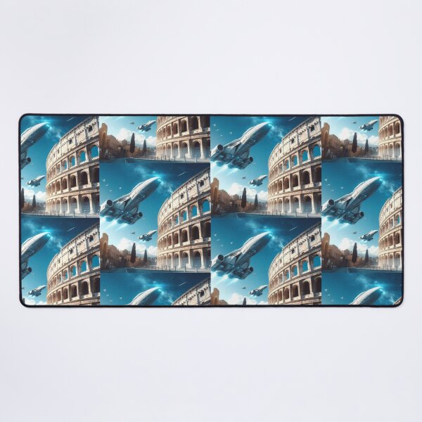 Item preview, Spaceships passing over the Colosseum designed and sold by Dogandesighn.