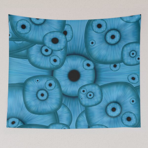 Item preview, Surreal image of blue eyes designed and sold by Cherevan.