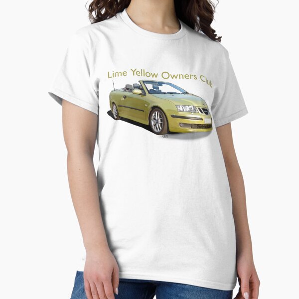 Item preview, Lime Yellow Owners Club convertible Swedish car designed and sold by Theoldgirl900.