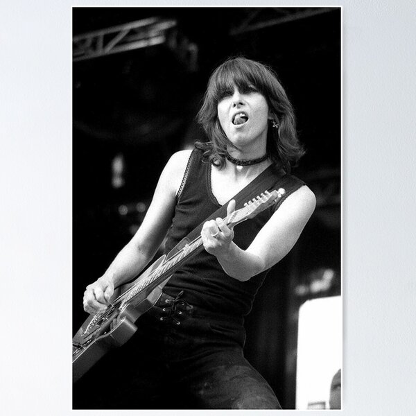 Item preview, Chrissie Hynde - BW designed and sold by sarzerdesigns.