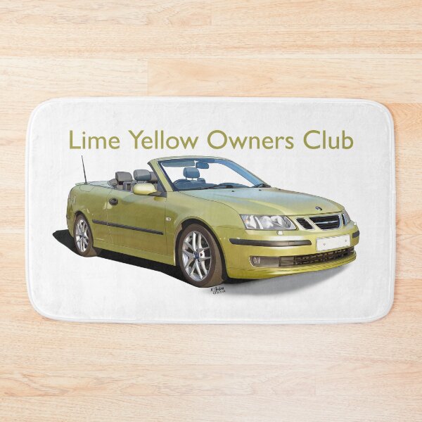 Item preview, Lime Yellow Owners Club convertible Swedish car designed and sold by Theoldgirl900.