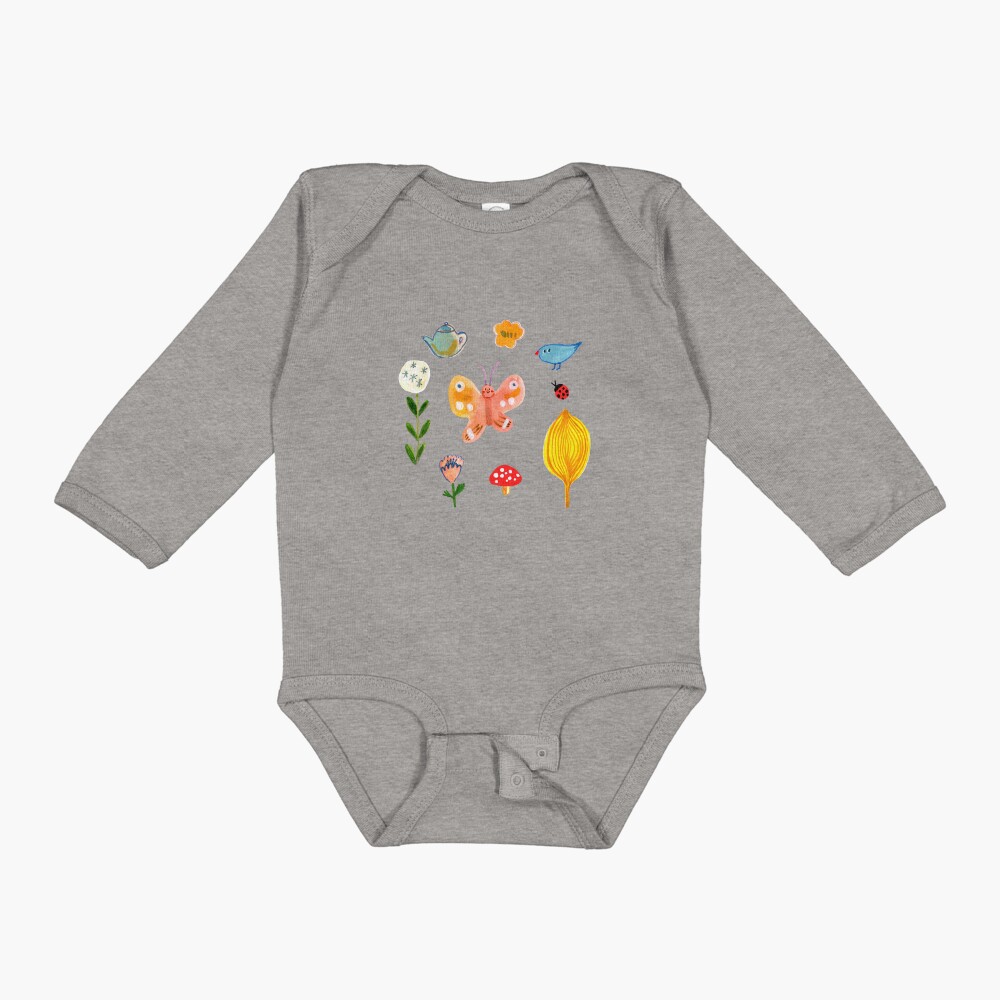 Item preview, Long Sleeve Baby One-Piece designed and sold by NoriMori.