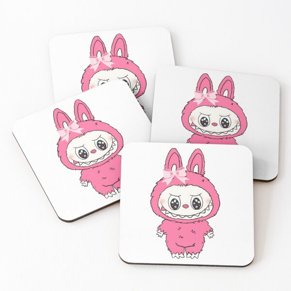 Item preview, Cute Coquette Pink Labubu - The Monsters  designed and sold by BubbyCreations.