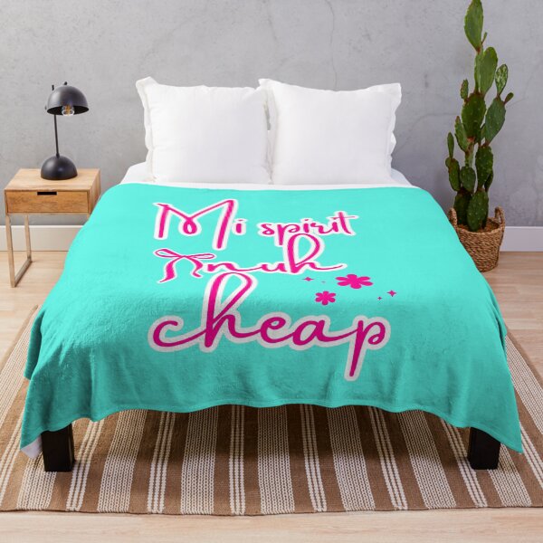 Item preview, Mi Spirit Nuh Cheap – Jamaican Affirmation Quote in Pink designed and sold by Sweet-A-Dsignz.