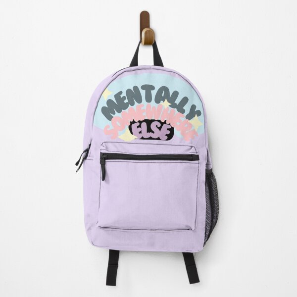 Item preview, Mentally Somewhere Else – Pastel Quote Sticker designed and sold by Spectrum & Sunshine.