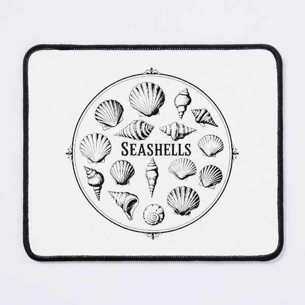 Item preview, Vintage Seashell Chart – Elegant Ocean-Inspired Illustration designed and sold by Hydravisions.