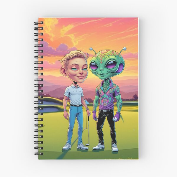 Item preview, Dad Pro Golf Alien Cartoon designed and sold by NikkiBear67.