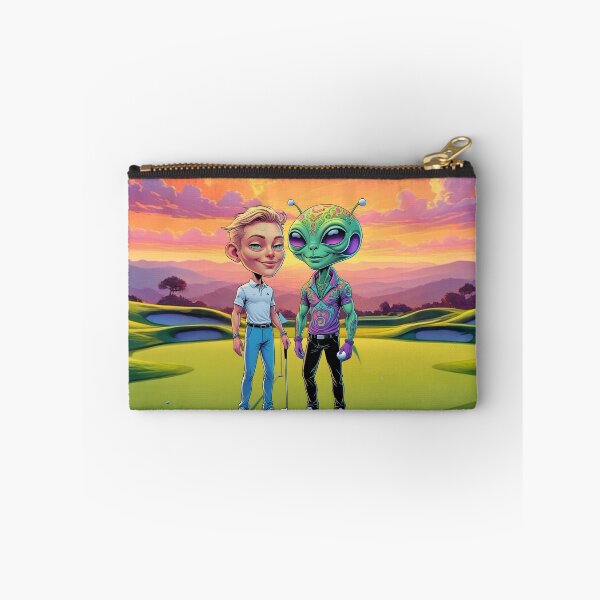 Item preview, Dad Pro Golf Alien Cartoon designed and sold by NikkiBear67.