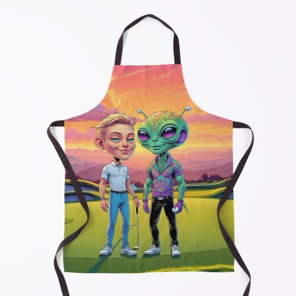 Item preview, Dad Pro Golf Alien Cartoon designed and sold by NikkiBear67.