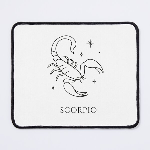 Item preview, Scorpio Zodiac Art – Celestial Scorpion in Dark Mystic Line Design designed and sold by Hydravisions.
