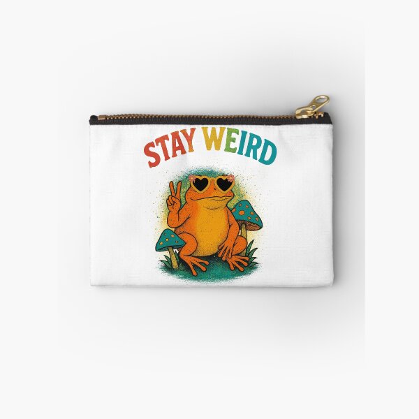 Item preview, Groovy Frog Under Magic Mushrooms – Psychedelic Vibe Peace Frog Design designed and sold by elisarasada.