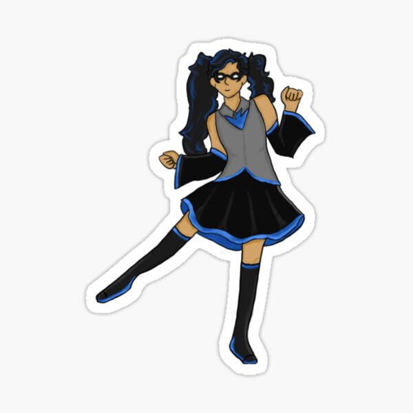 Item preview, Nightwing Miku designed and sold by godofgarlicbread.