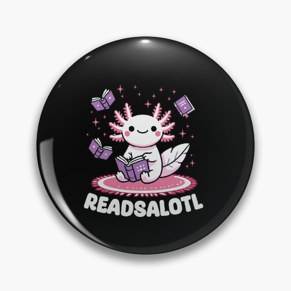 Item preview, Readsalotl: Axolotl Bookworm Design - Cute Axolotl reading a book - Reads Alotl designed and sold by KolbaVison.