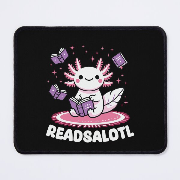 Item preview, Readsalotl: Axolotl Bookworm Design - Cute Axolotl reading a book - Reads Alotl designed and sold by KolbaVison.