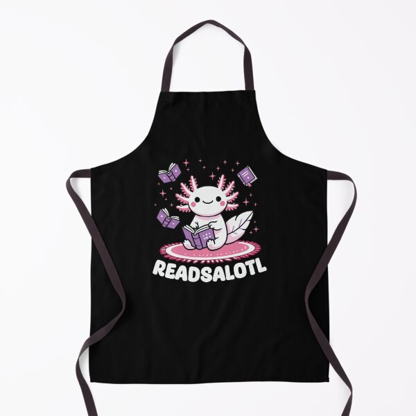 Item preview, Readsalotl: Axolotl Bookworm Design - Cute Axolotl reading a book - Reads Alotl designed and sold by KolbaVison.