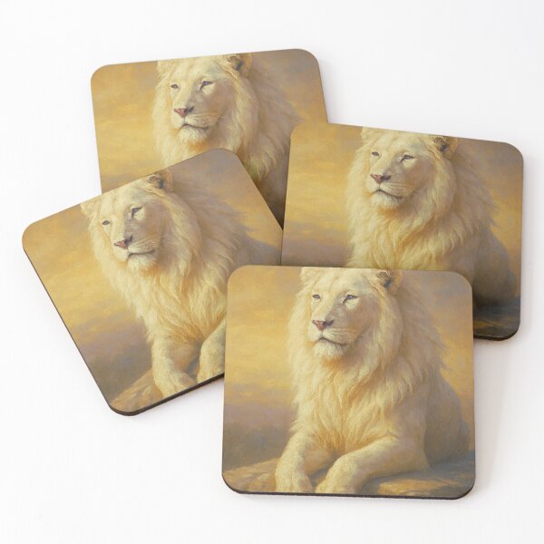 Item preview, Majesty in Light – The White Lion designed and sold by M-Masterpieces.