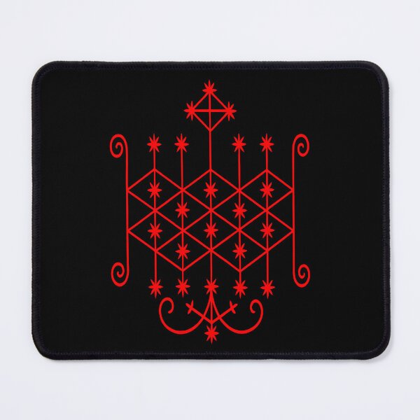 Item preview, Ogoun Veve Voodoo Symbol - Warrior Loa Orisha Vodun designed and sold by Faiza Styles.