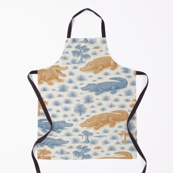 Item preview, Alligator Toile designed and sold by Florida Girl Paper Co..