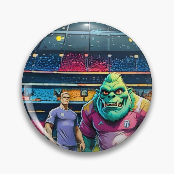 Item preview, Cartoon Great Dad Monster Football Supporter designed and sold by NikkiBear67.