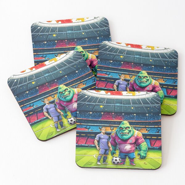 Item preview, Cartoon Great Dad Monster Football Supporter designed and sold by NikkiBear67.