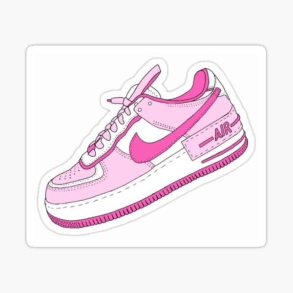 Item preview, Pink Nike Air Forces designed and sold by Ansiyaa.