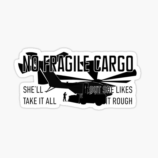 Vista previa del artículo con la obra «Carga no frágil CH-53», diseñado y vendido por Rotorhead Designs.