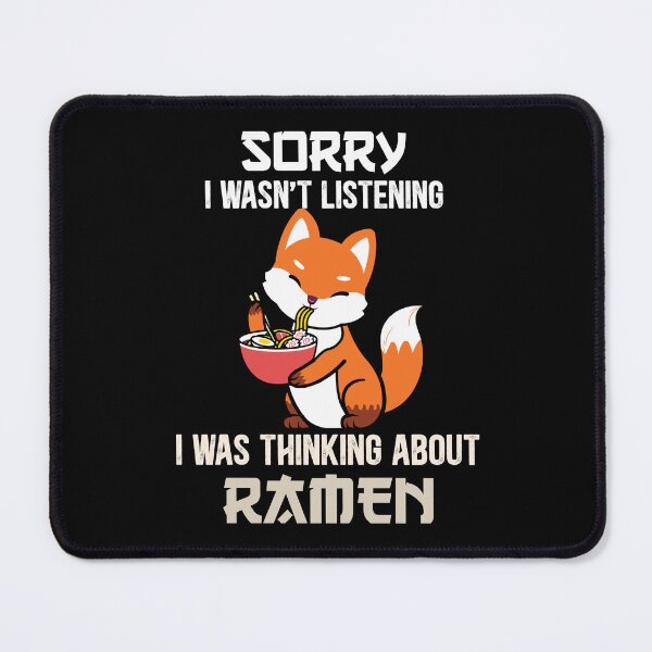 Item preview, Ramen Thoughts Shiba Inu Clothing for Noodle Lovers designed and sold by KolbaVison.
