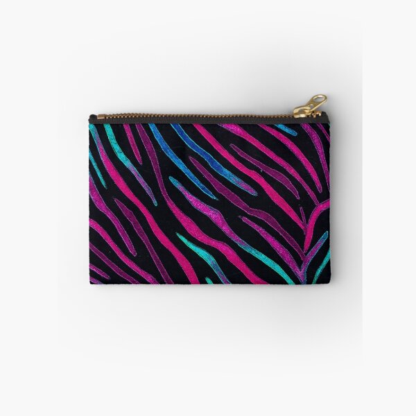 Item preview, Neon Noir Zebra Pattern designed and sold by StitchNRebl.