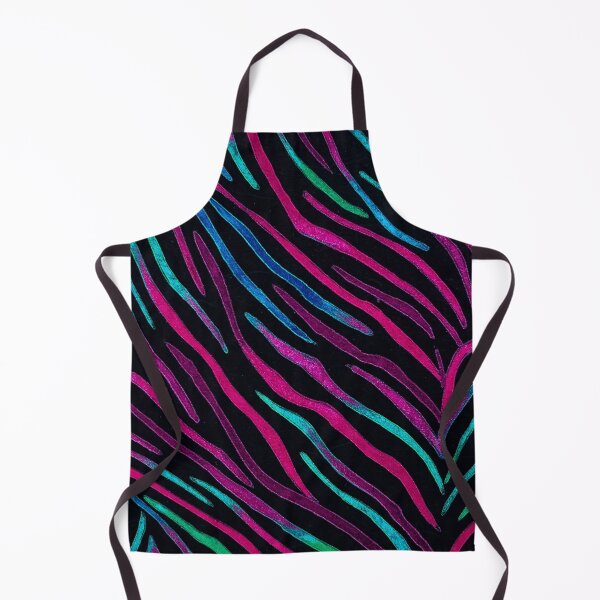 Item preview, Neon Noir Zebra Pattern designed and sold by StitchNRebl.