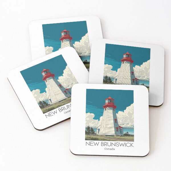 Item preview, A Vintage Travel Art of New Brunswick - Canada  designed and sold by GoodOldVintage.