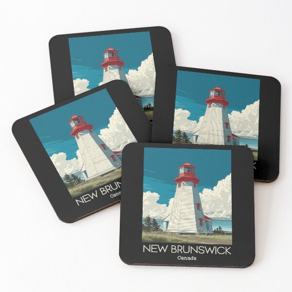 Item preview, A Vintage Travel Art of New Brunswick - Canada  designed and sold by GoodOldVintage.