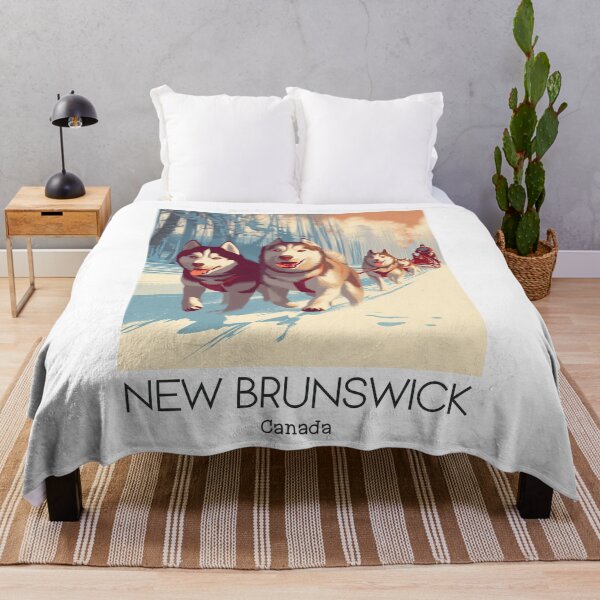 Item preview, A Vintage Travel Art of New Brunswick - Canada  designed and sold by GoodOldVintage.