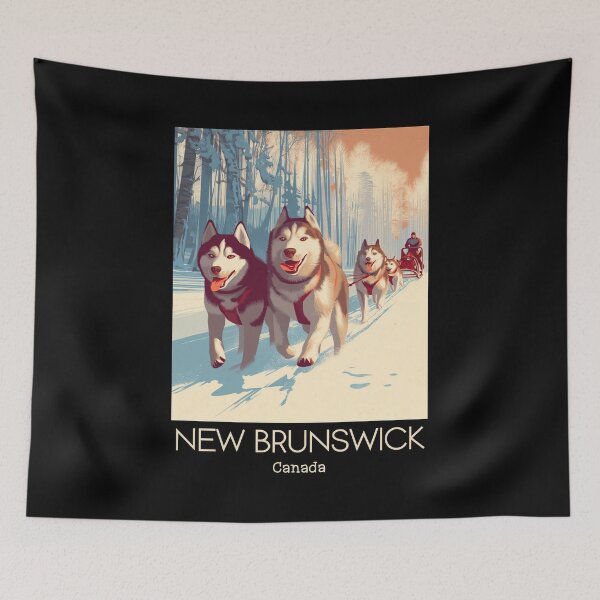 Item preview, A Vintage Travel Art of New Brunswick - Canada  designed and sold by GoodOldVintage.