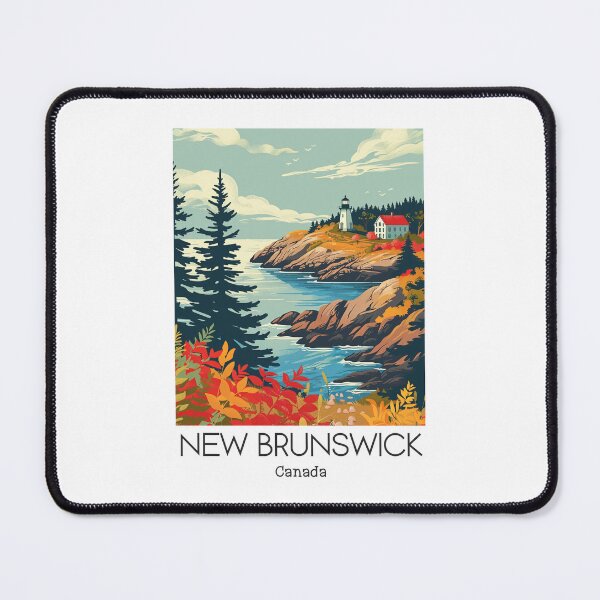 Item preview, A Vintage Travel Art of New Brunswick - Canada  designed and sold by GoodOldVintage.